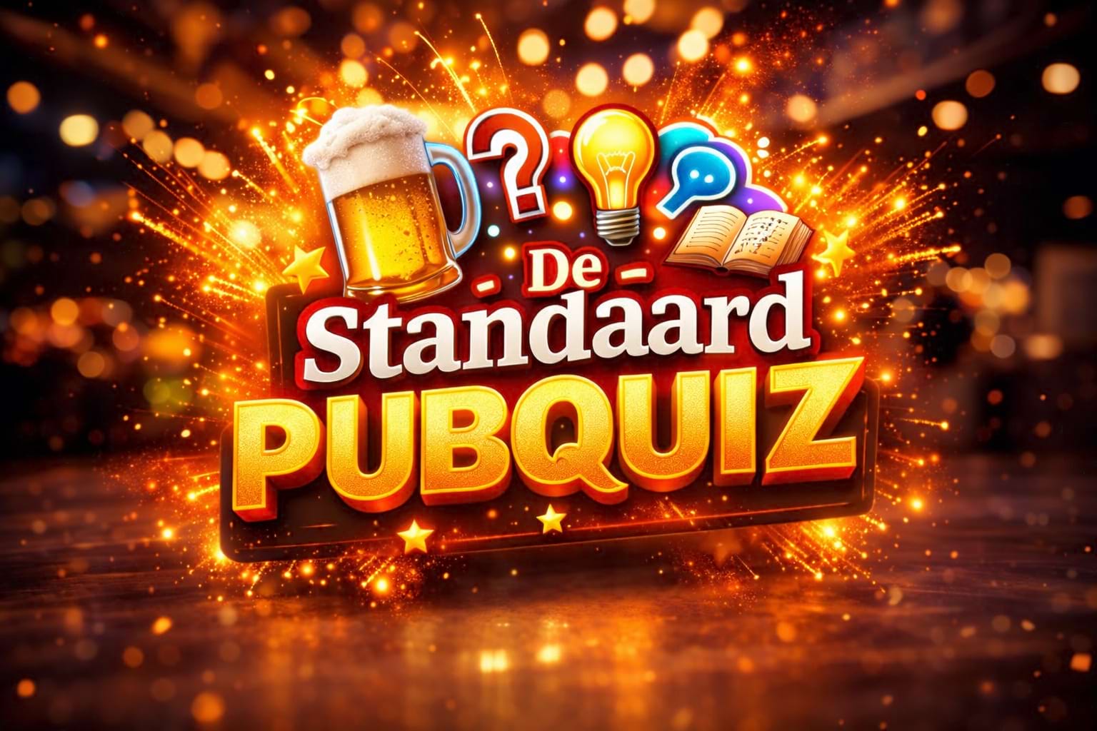 Standaard Pubquiz (teams) voorbeeld